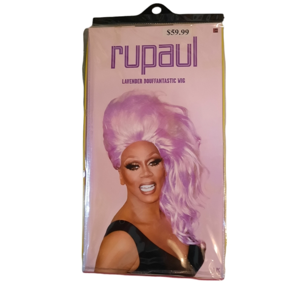 RuPaul Lavender Bouffantastic Wig - Lavender Hair